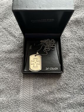 stainless steel chain necklace men